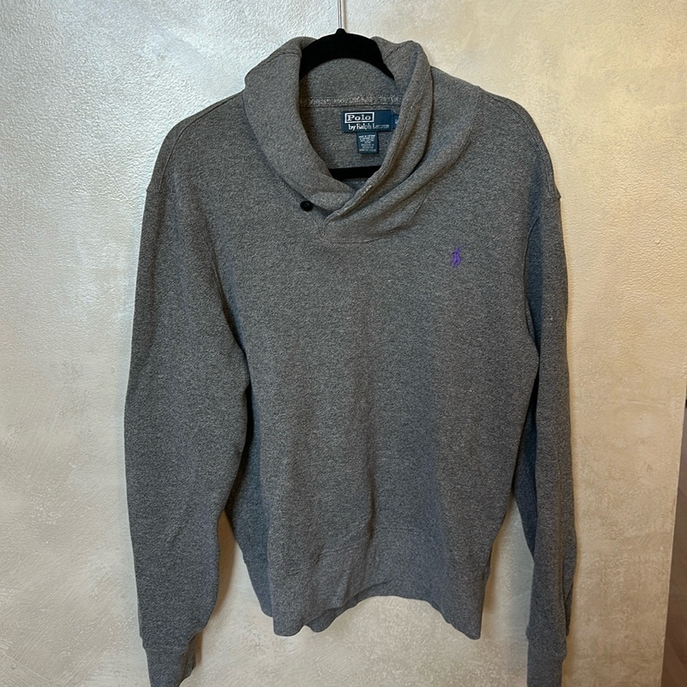 Polo Ralph Lauren Shawl-Collar Pullover Sweater Men’s Large | Classic Knit